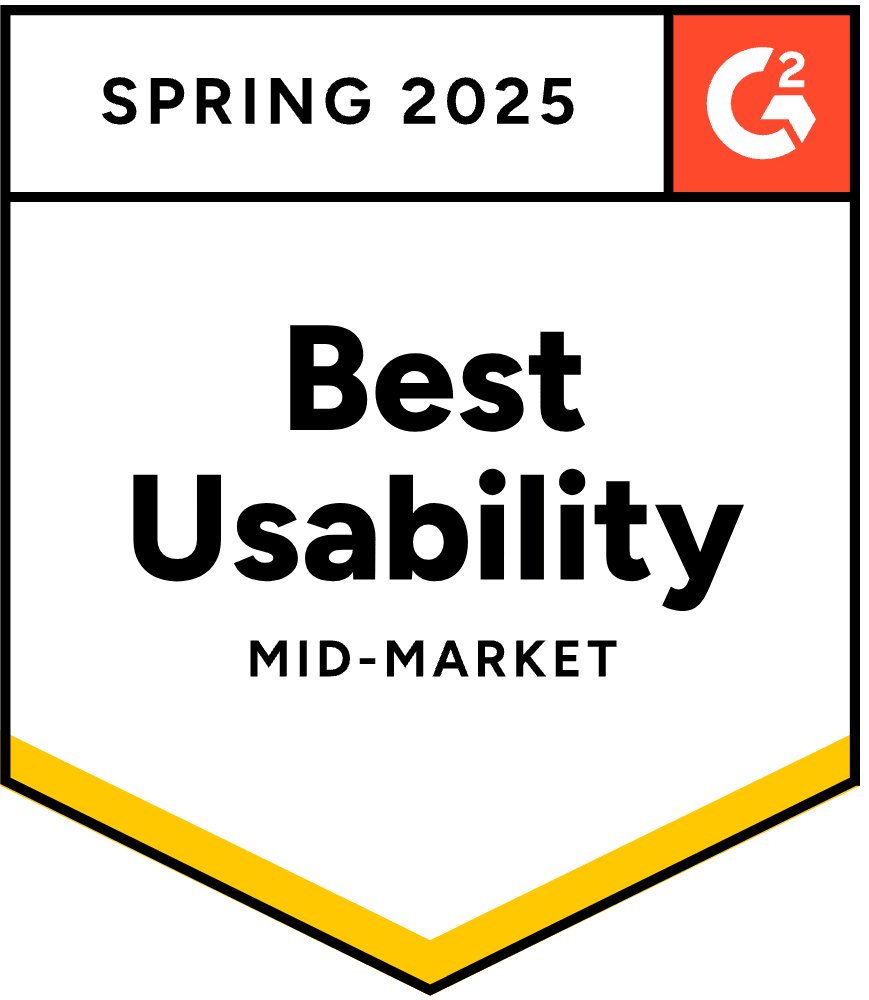 Best Usability Mid-Market Spring 2025