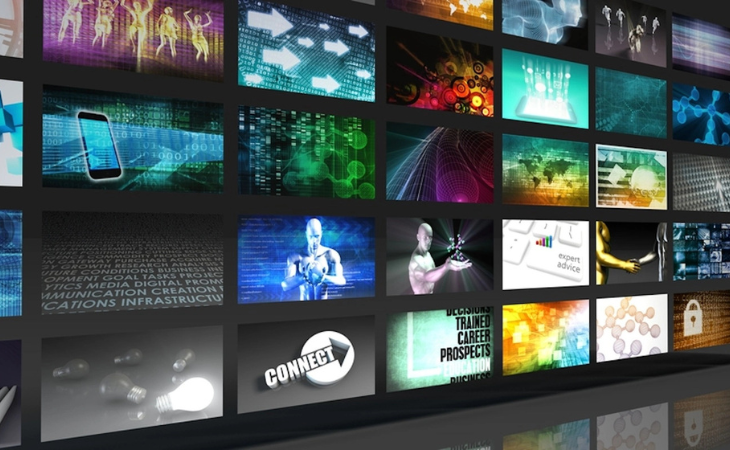 Multiple Screens used for Digital Signage